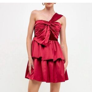 Endless love maroon mini dress. Size small